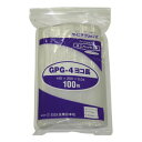 セイニチ チャック付ポリエチレン袋 ユニパック GP0.04タイプ GP G-4 ヨコ長 100枚【送料無料】