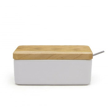 ZERO JAPAN(ゼロジャパン)　バターケース　バターナイフ付き　BWC-12　WH　ホワイト【送料無料】