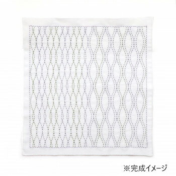 刺し子の花ふきんキット 和(Nagomi) 立涌(Tatewaku) SK459【送料無料】 メール便対...