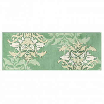 センコー DECORMUSEE　サミーラ2　キッチンマット　約45×120cm　グリーン 32382【送料無料】