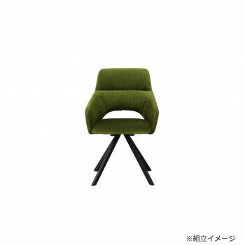 東馬(TOHMA) UP 364 DAVIS(ダヴィス) 回転チェア GR グリーン 54680470【送料無料】