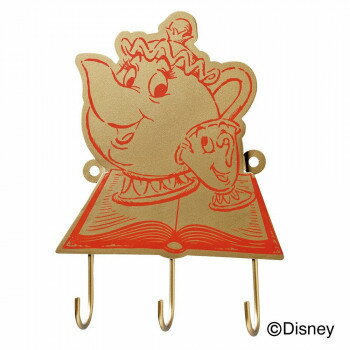 セトクラフト DISNEY SILHOUETTE SERIES フック ポット夫人とチップ SD-5563-180【送料無料】 メール便対応商品
