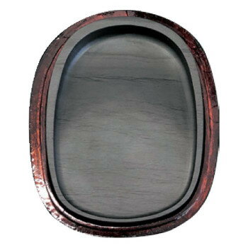 歙州硯　楕円　五吋・HJ15【送料無料】