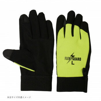 小野商事 エース PU手袋 フレキシガード タッチパネル対応 イエロー Lサイズ AG6761【送料無料】