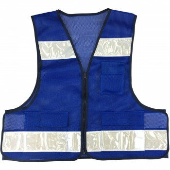 小野商事 エース パトロールベスト ブルー NO.90855【送料無料】(4)