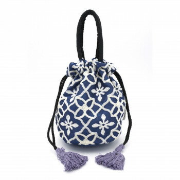 フレンズヒル　巾着バッグ　ヴリティカ　ブルーUS-119-63【送料無料】