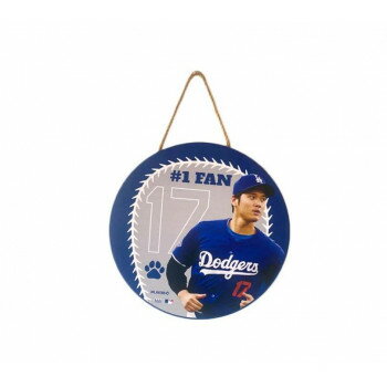 MLB公式 ロサンゼルス ドジャース 大谷翔平選手モデル ラウンド ウッドサイン SHO-3738B【送料無料】(3)