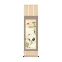 掛軸 鈴村秀山松竹梅鶴亀 44.5×164cm KZ2MC1-064【送料無料】