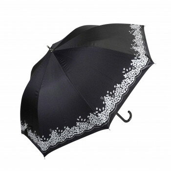 藤田屋 晴雨兼用長傘ジャンプ 58cm 晴雨兼用ジャンプ クローバー ブラック SJ-2552(KT)【送料無料】 藤田屋 晴雨兼用長傘ジャンプ 58cm 晴雨兼用ジャンプ クローバー ブラック SJ-2552(KT)【送料無料】