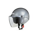 リード工業 apiss セミジェットヘルメット ガンメタリック フリーサイズ AP-603【送料無料】