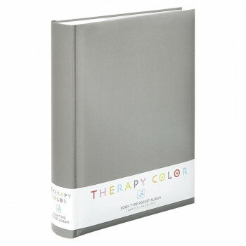 ナカバヤシ　セラピーカラー背丸ブック式Pアルバム240クールグレー　TCBP-240-CG【送料無料】