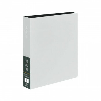 ナカバヤシ　黒台紙超透明ポケットアルバム　L120P　ホワイト　CTDP-L-120-W【送料無料】