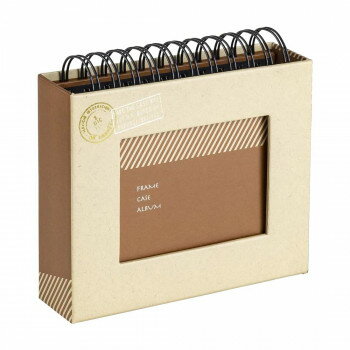 ナカバヤシ　フォトランク　フレームケースアルバム　L　クラフト　ブラウン　A-FTPC-102-BR【送料無料】