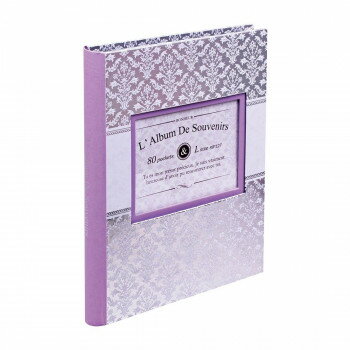 ナカバヤシ　ウィンドウカバーアルバムL80-エレガント-バイオレット　ア-FTPW-L-204-V【送料無料】 メール便対応商品