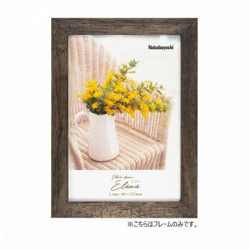 ナカバヤシ　エラマ　インテリアフレーム　L　ブラック　F-TW-101-D【送料無料】 メール便対応商品