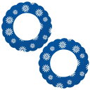 すべりにくい 花柄 ビルトイン洗えるガスコンロ用汚れ防止シート 2枚組 【送料無料】