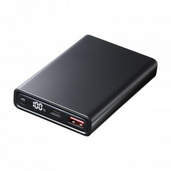 サンワサプライ モバイルバッテリー 10000mAh PD20W ブラック BTL-RDC27BK【送料無料】 メール便対応商品