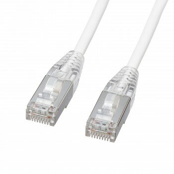 サンワサプライ カテゴリ7LANケーブル 1m・ホワイト KB-SL7YS-01W【送料無料】 メール便対応商品