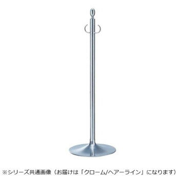 シロクマ フロアパーティションポール クローム/ヘアーライン FPP-1001【送料無料】