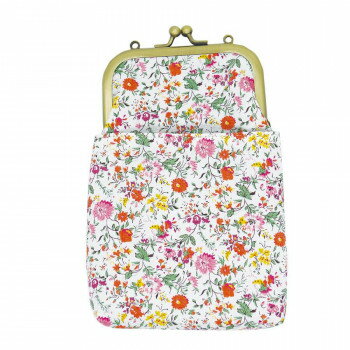 大西賢製販 Ripple×LIBERTY がま口2WAY スマホショルダー　ポプリ ピンク GA25-LI009【送料無料】