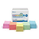 メディコムジャパン レインボービブエプロン 桃・橙・黄・緑・青 500枚(各25枚×4パック) MED0008581【送料無料】