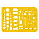 テンプレート デジタル・アナログ NO1 1-843-1641【送料無料】 メール便対応商品