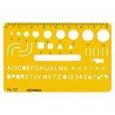 テンプレート NO82 カ-ドサイズ 1-843-0082【送料無料】 メール便対応商品