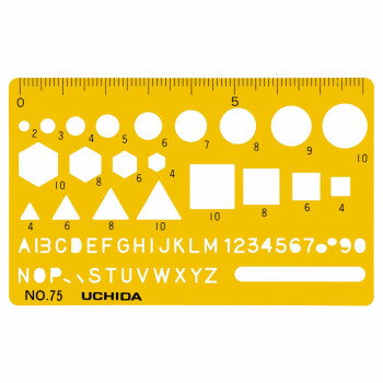 テンプレート NO75 カードサイズ 1-843-0075【送料無料】 メール便対応商品