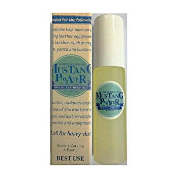 レザーメンテナンス 天然ホースオイル(馬油) マスタングPウォーター 35ml【送料無料】
