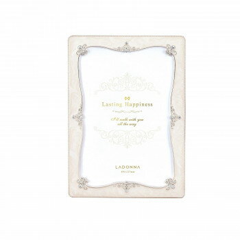 ラドンナ フォトフレーム 写真たて サービス判 ホワイト BJ39-L-WH【送料無料】
