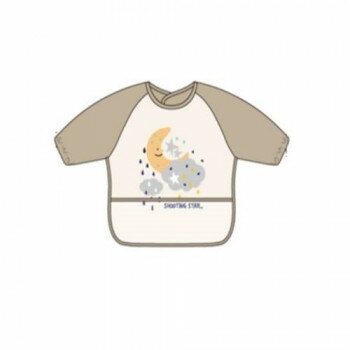 ニシキ 長袖食事用エプロン BR P8136-0-51 070-260018-00【送料無料】 メール便対応商品