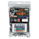YAZAWA(ヤザワコーポレーション) テープライト レインボーリモコン付き1m TPL011RRB【送料無料】 メール便対応商品