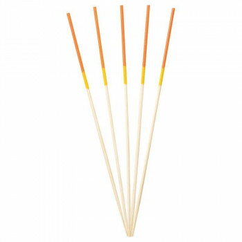萬洋 2色かんじょう串 (黄・オレンジ)12cm100本入り 18-378E【送料無料】 メール便対応商品