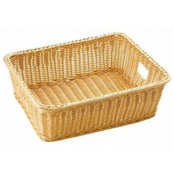 萬洋(まんよう) 樹脂脱衣かご手付 アイボリー(小) 91-158S【送料無料】 萬洋(まんよう) 樹脂脱衣かご手付 アイボリー(小) 91-158S【送料無料】