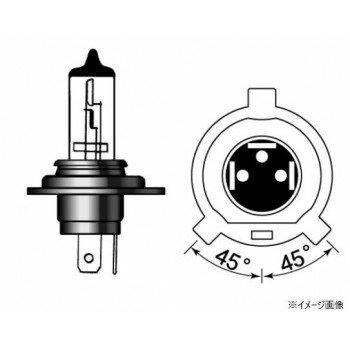 Light Valves - M＆Hマツシマ ハロゲンバルブ(1個) HS1/H4 12v35/35w ホワイトゴースト 16AH GH【送料無料】