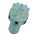M&Hマツシマ (1個)12v BAY15D レッド&ホワイト 18LEDスーパーワイドビーム L8183【送料無料】
