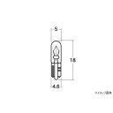 M&Hマツシマ 白熱電球(2個入) 12v2w T5WB 小 AWB112【送料無料】 メール便対応商品