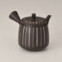 玲光 窯変黒線文 茶注 Y11【送料無料】
