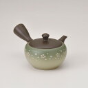 山房 玉平3色掛ピンク桜 急須 Y3031【送料無料】