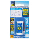 別倉庫からの発送の為、お客様都合の返品は出荷前、出荷後に変わらずキャセル費用、往復送料が発生いたします。 北海道、沖縄、その他特殊地域については送料加算になります。詳しくは送料ページをご確認ください。「お客様都合でのキャンセルの場合、キャンセル料などの手数料が発生いたしますので予めご了承ください。」「メーカーより取り寄せ商品のため、在庫状況によっては欠品・廃盤の可能性があります。あらかじめご了承ください。」くり返し充電に強く、約500回の使用が可能です。サイズ個装サイズ：2×7×13cm重量個装重量：37g生産国中国・広告文責（株式会社T3コーポレーション・072-963-7660）コードレス電話機用の充電式ニッケル水素電池。くり返し充電に強く、約500回の使用が可能です。fk094igrjs