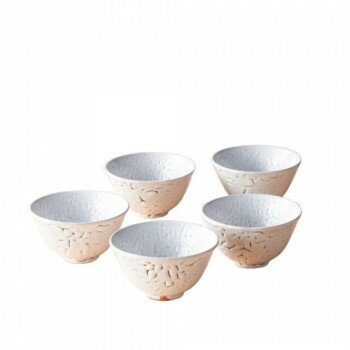 萩焼 白萩汲出し5客揃 3-55 5410-054【送料無料】