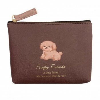 ミニポーチ dogA(トイプードル) A54-37【送料無料】