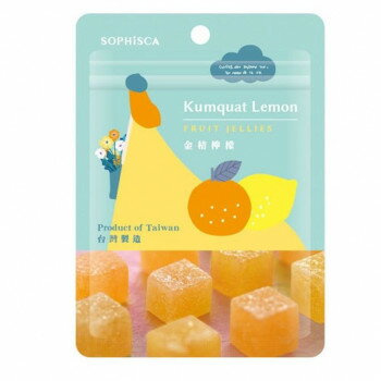 フジフードサービス ソフィスカ フルーツゼリー(ヴィーガン) 金柑レモン 42g 16個(8個×2ボール)【送料無料】