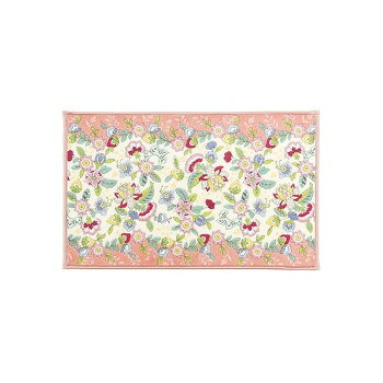 川島織物セルコン ミントン ハドンミニブーケ バスマット 50X80cm FT1233 P ピンク【送料無料】
