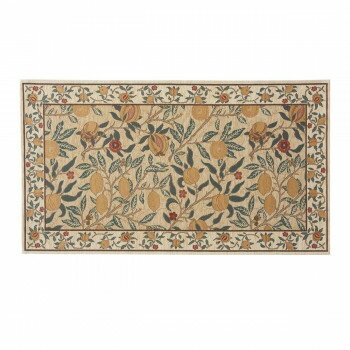 川島織物セルコン Morris Design Studio フルーツ マット 約68×123cm FH1706A Y イエロー【送料無料】