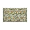 川島織物セルコン Morris Design Studio ピンクアンドローズ マット 約46×79cm FH1718A Y イエロー【送料無料】