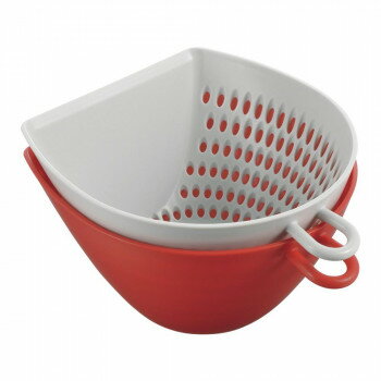 チリトリ ザルボウル S レッド MZ-3506【送料無料】