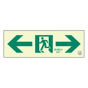 ユニット 通路誘導標識 非常口 両矢印 319-66B【送料無料】