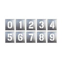 ユニット 吹付け用プレート 0〜9(10枚1組) 819-35A【送料無料】