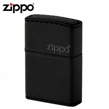 ZIPPO(ジッポー) オイルライター B-5革巻き 横ロゴ ブラック【送料無料】 メール便対応商品